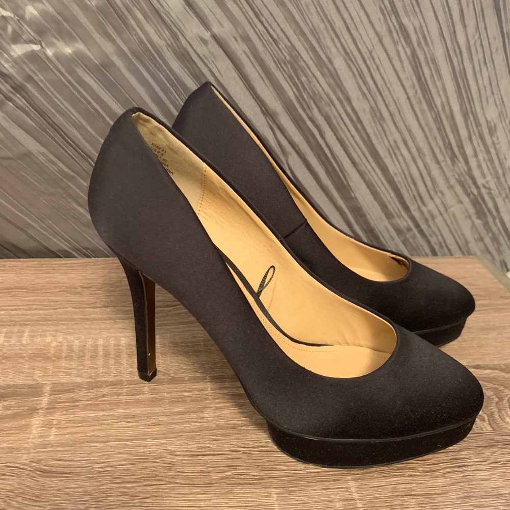 H&M Satin platform stiletto heels